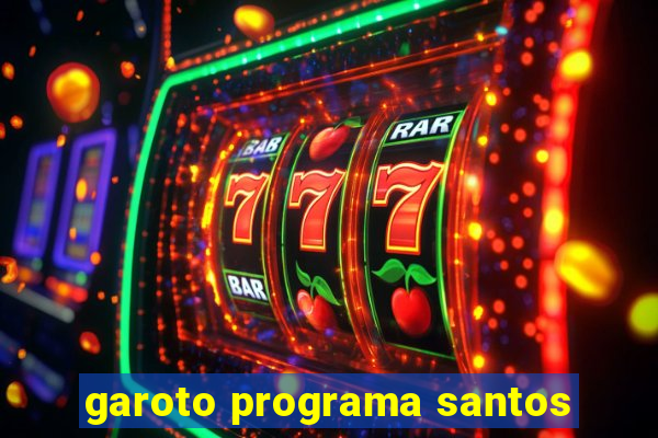 garoto programa santos